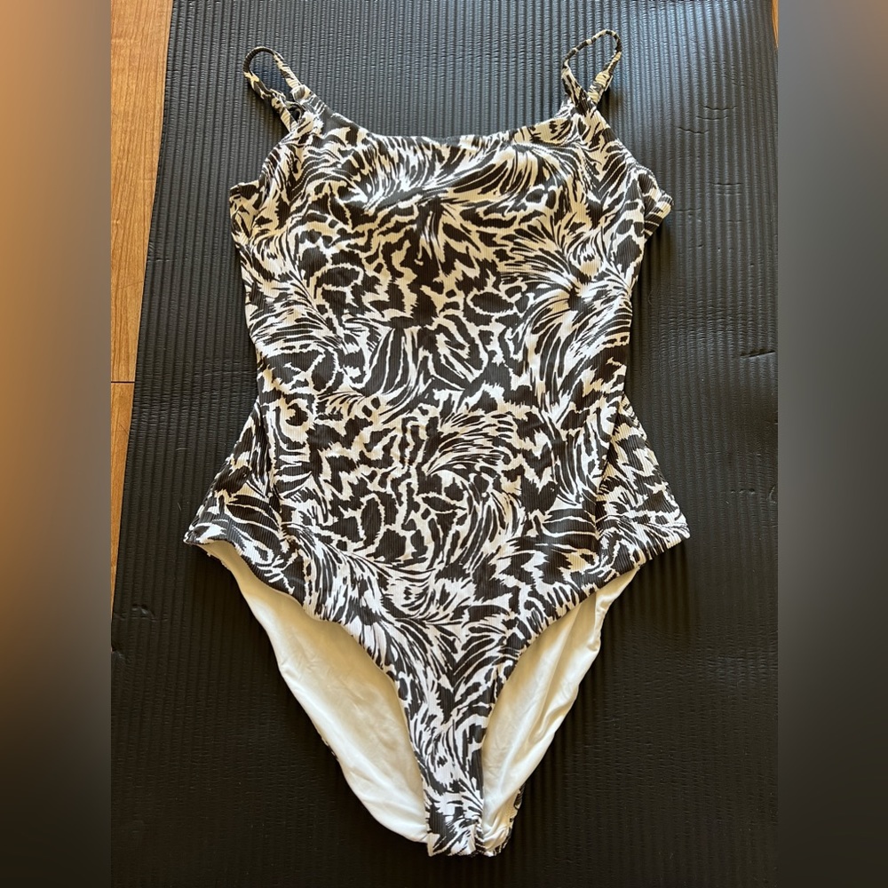 Textured Aerie Full Coverage Bottoms One Piece